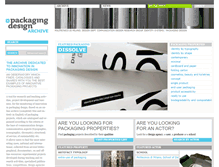 Tablet Screenshot of packagingdesignarchive.org
